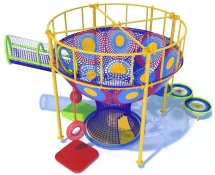 Вязаный лабиринт Дерево Воздушный шар Вязаный лабиринт Дерево Воздушный шар