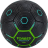 Мяч футб. &quot;TORRES Freestyle Grip&quot; арт.F320765, р.5, 32 панели. PU, ручная сшивка, черно-зеленый