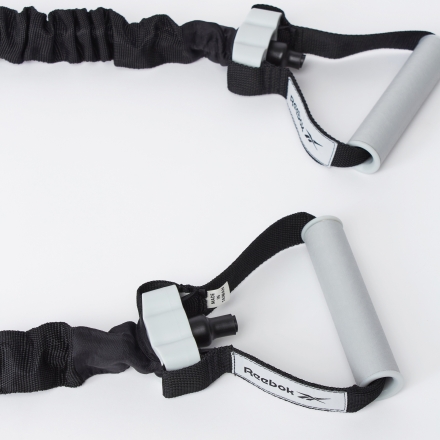 Усиленный трубчатый амортизатор REEBOK Power Tube, минимальное сопротивление, черный  , фото 5