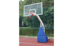 Стойка для баскетбола мобильная складная, игровая, вынос 1,6 м.