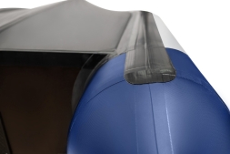 YACHTMAN-340 СК (Яхтман) белый-синий (лодка ПВХ под мотор с усилением), фото 3