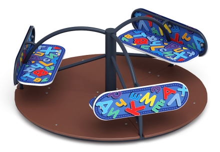 Карусель Солнышко (Азбука) - ИО 30.01.03-12.И1, фото 4