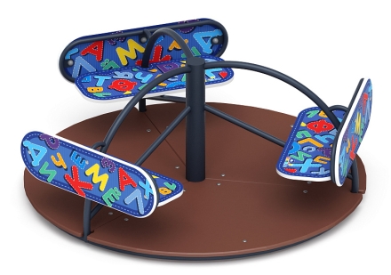 Карусель Солнышко (Азбука) - ИО 30.01.03-12.И1, фото 2