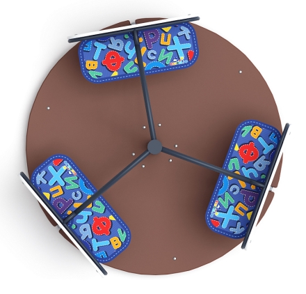 Карусель Солнышко (Азбука) - ИО 30.01.03-12.И1, фото 5