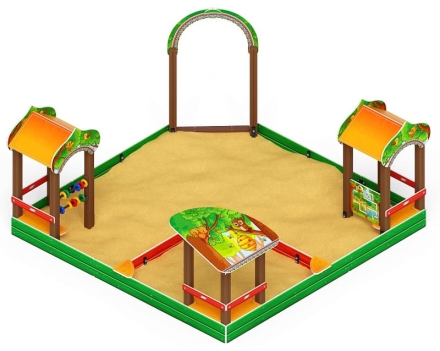 Песочный дворик Полянка - ИО 6.16.02-01, фото 1