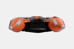 GLADIATOR E 380 PRO AIR Оранжево-темносерый моторная лодка ПВХ НДНД, фото 9