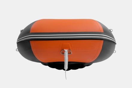 GLADIATOR E 380 PRO AIR Оранжево-темносерый моторная лодка ПВХ НДНД, фото 8