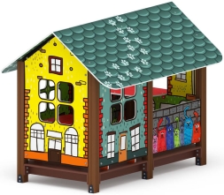 Домик с часами (Город) - МФ 10.01.09-03, фото 3 Домик с часами (Город) - МФ 10.01.09-03, фото 3