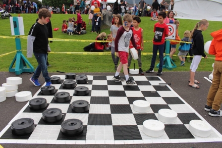 Шашки напольные (без доски), фото 2