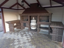 Печь Аристократ 832 Радиальный кирпич красный