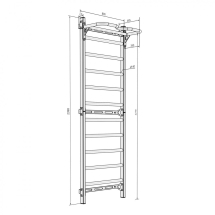 Шведская стенка Rock-s черная