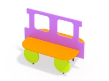 МФ 1.202 Лавочка со спинкой Вагончик