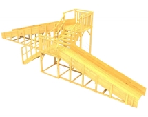 Зимняя горка TORUDA Север wood-7/1 (скат 4.9 м и 7.6) Зимняя горка TORUDA Север wood-7/1 (скат 4.9 м и 7.6)