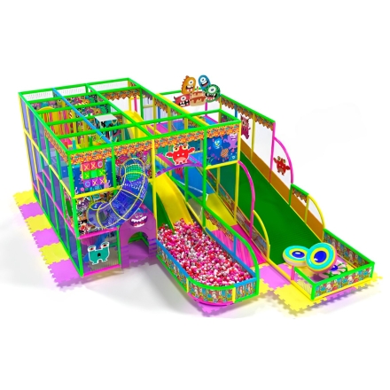 Детский игровой лабиринт «Граффити» 93.75 м² (12,5*7,5*4 м), фото 1