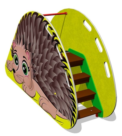 Детская горка Ежик Г015 H=650 для игровых площадок, фото 2