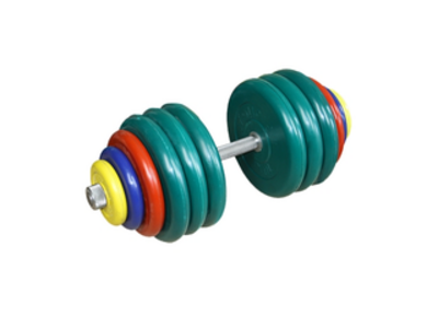 Гантель разборная 80 кг цветная ГРЦ-80, фото 1