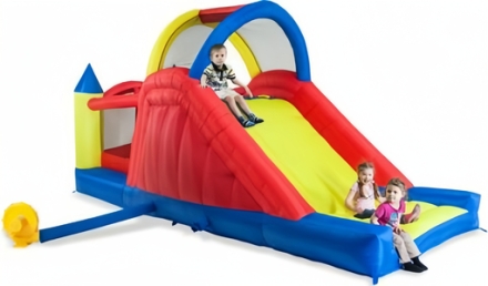 Детский надувной батут FREE TIME веселый городок с горкой PJ-78317, фото 1