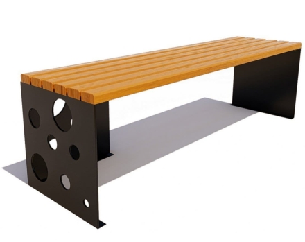 Скамейка уличная Сыр, Лиственница 1,8 м, фото 5