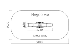 Качели-балансир Колобок 04111.21 для детской площадки, фото 3 Качели-балансир Колобок 04111.21 для детской площадки, фото 3