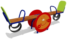 Качели-балансир Колобок 04111.21 для детской площадки, фото 1 Качели-балансир Колобок 04111.21 для детской площадки, фото 1