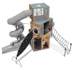 Игровой комплекс Эко Кубус VST 4503/2 для детской площадки, фото 1 Игровой комплекс Эко Кубус VST 4503/2 для детской площадки, фото 1