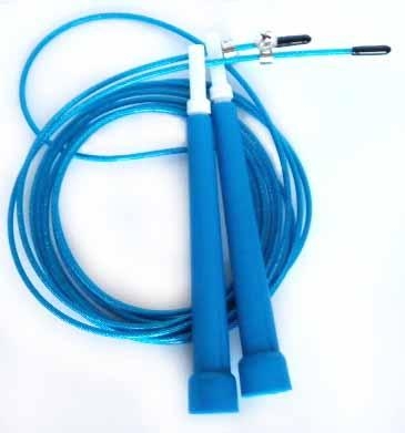 Скакалка 001 (3м, ручки: пластик, шнур: металлический в резиновой оплетке), фото 1