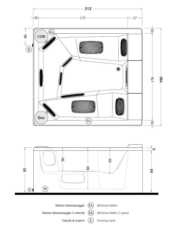 Спа бассейн Treesse Quarz 212, фото 4