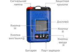 Газоанализатор (газосигнализатор) сероводорода индивидуальный МЕГЕОН 08103 с поверкой к0000412988, фото 10