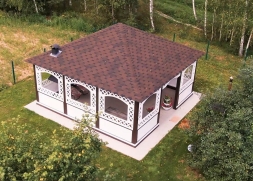 Квадратная беседка БОЛЬШАЯ АЗИЯ, фото 8