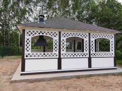 Квадратная беседка БОЛЬШАЯ АЗИЯ, фото 7