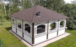 Квадратная беседка БОЛЬШАЯ АЗИЯ, фото 1