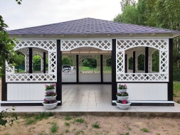 Квадратная беседка БОЛЬШАЯ АЗИЯ, фото 6