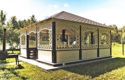 Квадратная беседка БОЛЬШАЯ АЗИЯ, фото 3