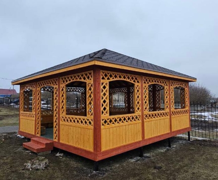 Квадратная беседка БОЛЬШАЯ АЗИЯ, фото 4