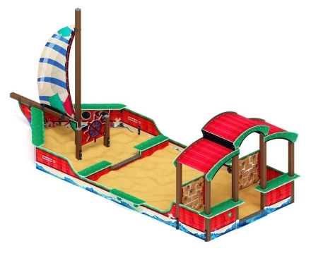 Песочный дворик Морская Яхта (Мульт) - ИО 6.03.01-03, фото 2