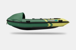 GLADIATOR E 380 PRO AIR Зелено-оливковый моторная лодка ПВХ НДНД, фото 3