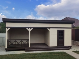 Летняя кухня АВАРА с хозблоком, фото 1