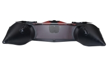 Gladiator D 470 AL PROFESSIONAL D Красно-черный моторная лодка ПВХ Алюминиевый пайол