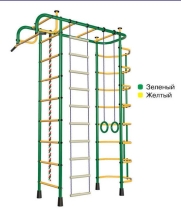 Спортивный комплекс Пионер 2М зелёно/жёлтый