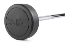 Штанга неразборная обрезиненная 25 кг Прямой гриф Штанга неразборная обрезиненная 25 кг Прямой гриф