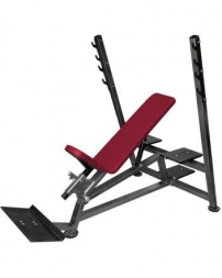 Скамья для жима наклонная, регулируемая, серия: 1000, фото 1