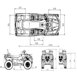 Квадроцикл Bizon YK450A, фото 20 Квадроцикл Bizon YK450A, фото 20