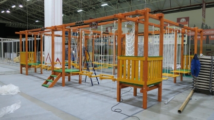 Детский веревочный парк 9 этапов (без страховки), фото 10