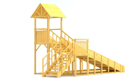 Зимняя горка Савушка Зима Wood 7/2, фото 4