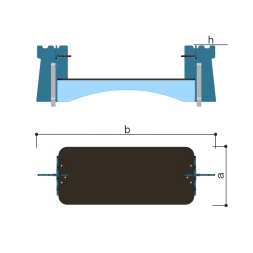 Скамейка Romana 057.55.00 двусторонняя для улицы, фото 5