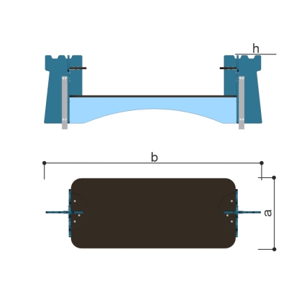 Скамейка Romana 057.55.00 двусторонняя для улицы, фото 5