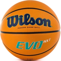 Мяч баск. WILSON EVO NXT CHAMPIONSLEAGUE, арт.WTB0900XBBCL, р.7, FIBA Appr, микрофибра, оранжевый