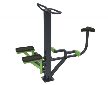 Уличный тренажер TORUDA &quot;Степ + велосипед&quot;, фото 1