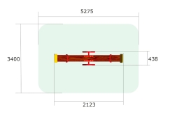 Качалка-балансир Малая КЧ097 для детской площадки, фото 2