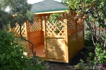 Беседка из дерева №5 - 3х3м